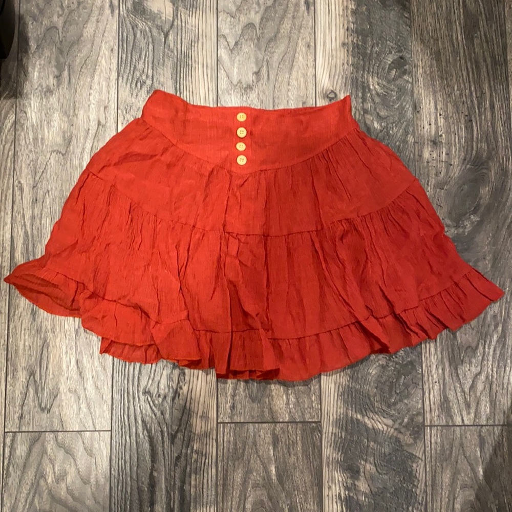 SHEIN Red Skirt
